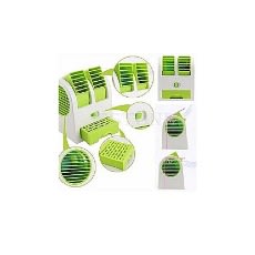 Portable Mini Air Conditioner Flexible Dual-port Bladeless Usb Fan
