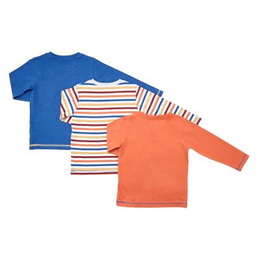 Toddler Long Sleeve Top - Pack Of 3