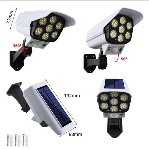 Led Solar Powered Wall Lights