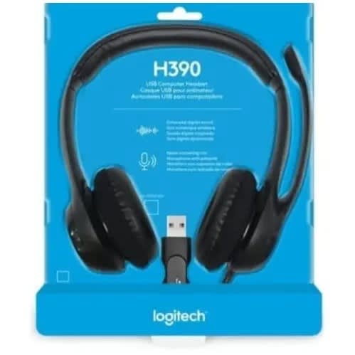 H390 Usb Computer Headset - Black
