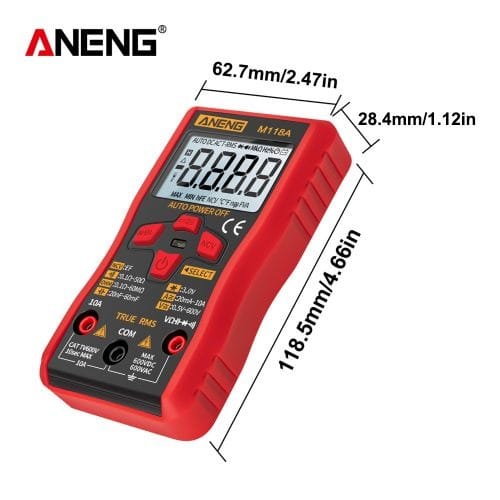 Digital Multimeter High-accuracy Trms - 6000 Counts