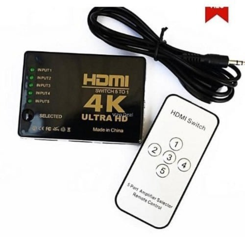 Ultra 4k Hd  3840x2160p 5 In 1 1080p Video Hdmi Switch Splitter