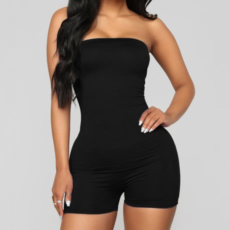 Smart Ladies Jumpsuits Wear - Black