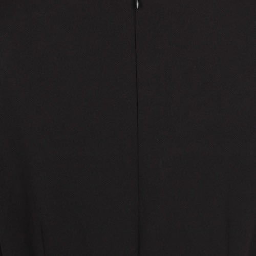 Vneck Culotte Sleeveless Jumpsuit - Black