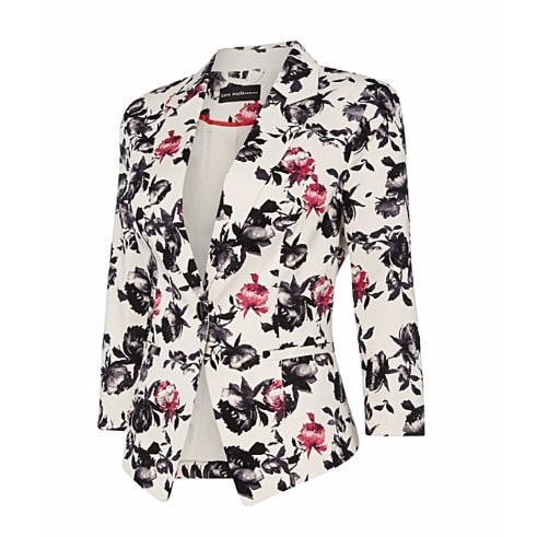 Floral Designer Skirt Suit
