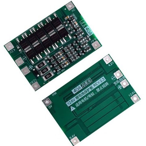 3S 40A 12.6V Li-Ion 18650 BMS PCM Battery Protection Board