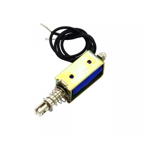 12V 5N Solenoid Push/Pull Open Frame Electromagnet Stroke