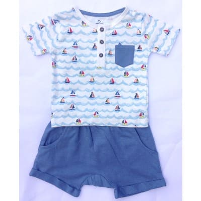 Boy's Shirt & Short Set
