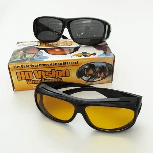 Hd Vision Night Driving Glasses With Custom Pack