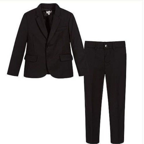 Formal Suit For Boys - Black - 3 Piece Set