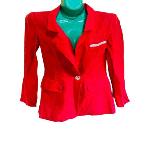 Long Sleeved Blazer - Burnt Orange