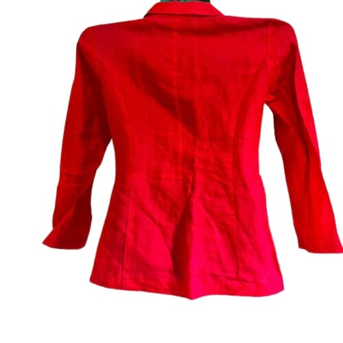 Long Sleeved Blazer - Burnt Orange