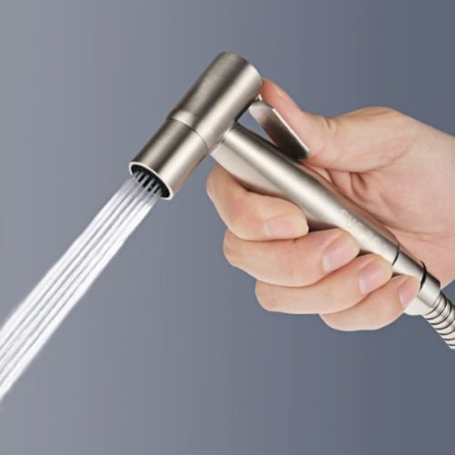 Pressing Shower Tap- Aluminum