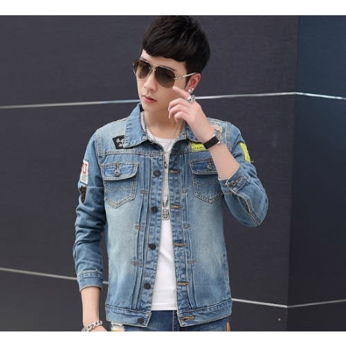Men's Denim Jean Jacket - Blue