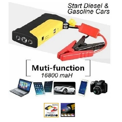 Car Jump Starter Kit And Power Bank For Laptop & Mobile Devices