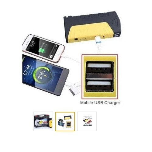 Car Jump Starter Kit And Power Bank For Laptop & Mobile Devices