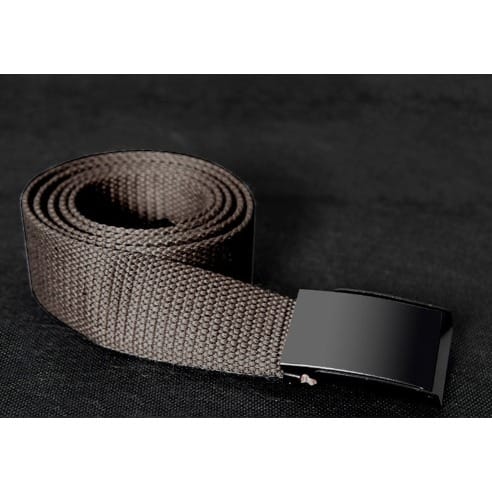 Alloy Steel Buckle Canvas Belts - Brown