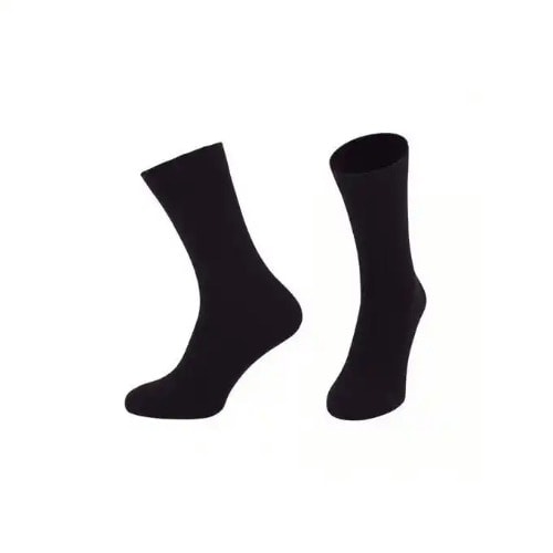 Men Socks - 12 Pairs - Black
