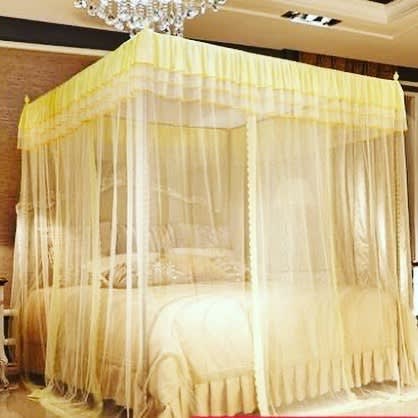 Mosquito Net - 7Ft By 7Ft - Yellow