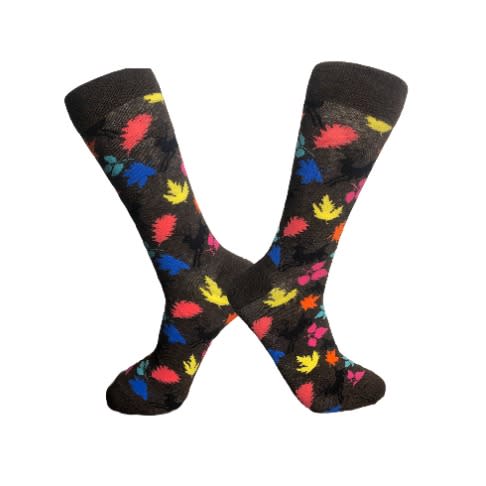 Pair Of Revicena Mocha Multicoloured Socks