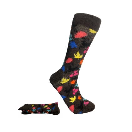 Pair Of Revicena Mocha Multicoloured Socks