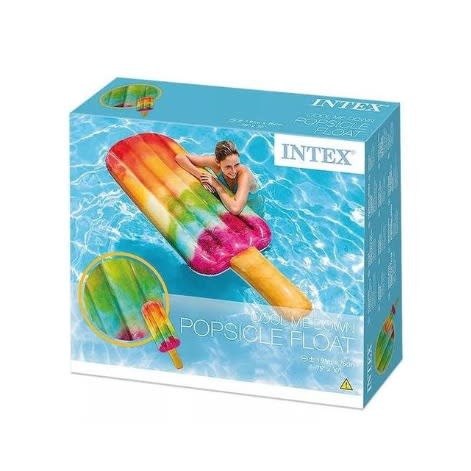 Intex Inflatable Popsicle Float Mat With Pump For Pools - 58766.