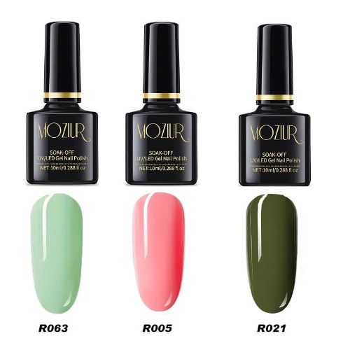 Mz-38 Uv Gel Nail Polish Set - 10ml x3