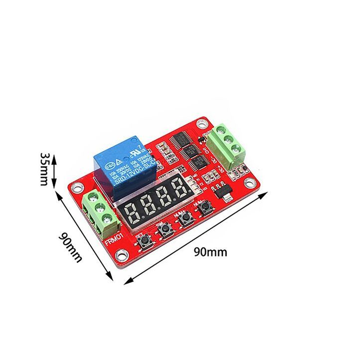 FRM01   12V 1  Hannel Multifun Tion Relay Module Loop Delay   Swit H-red