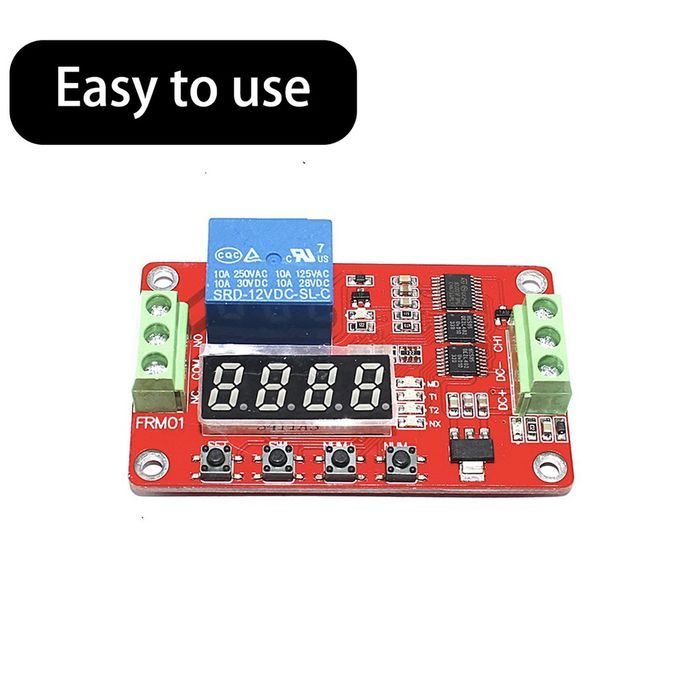 FRM01   12V 1  Hannel Multifun Tion Relay Module Loop Delay   Swit H-red