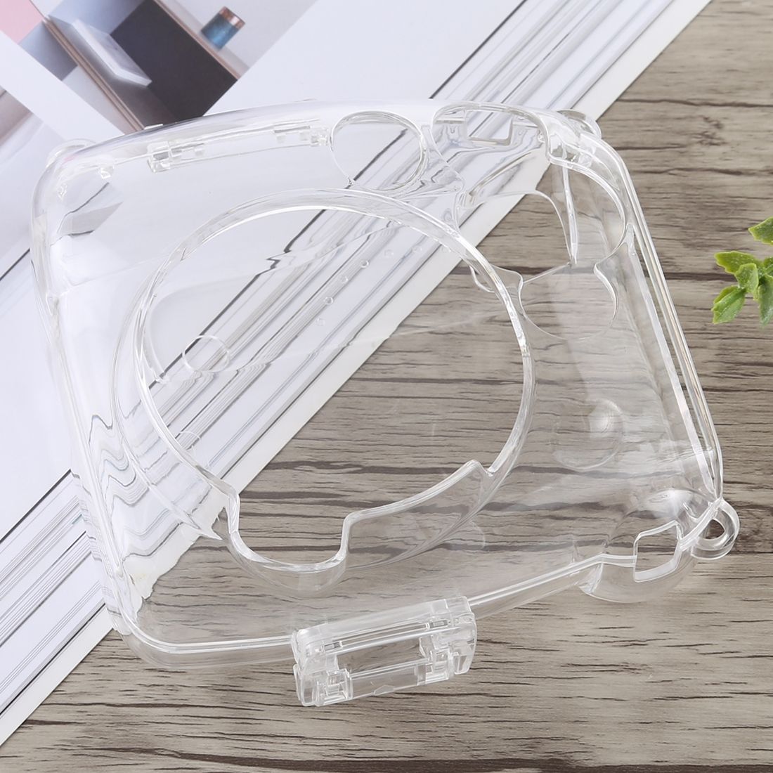 Protective Crystal Shell Case With Strap For FUJIFILM Instax Mini 9 / Mini 8+ / Mini 8 (Transparent)