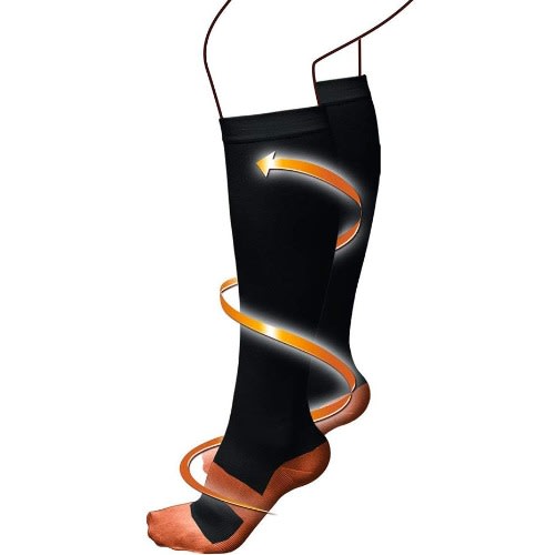 Copper Compression Socks Relieve Ache Soreness Recovery Support