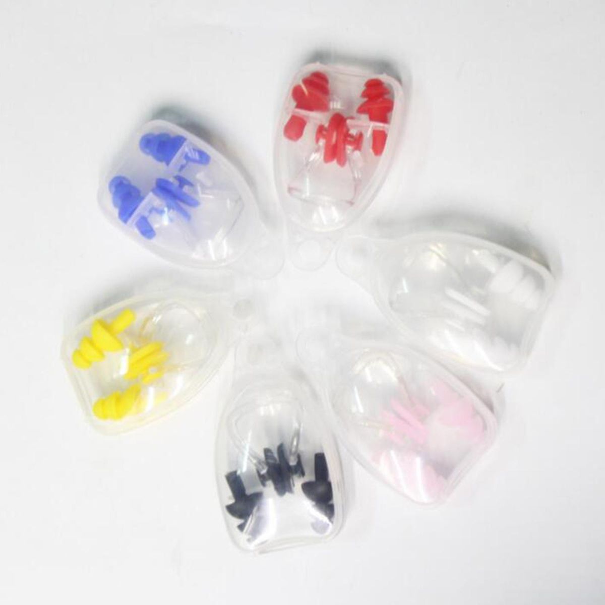 Waterproof Earplugs Swimming Silicone Soft Anti-Noise Ear Plug Black