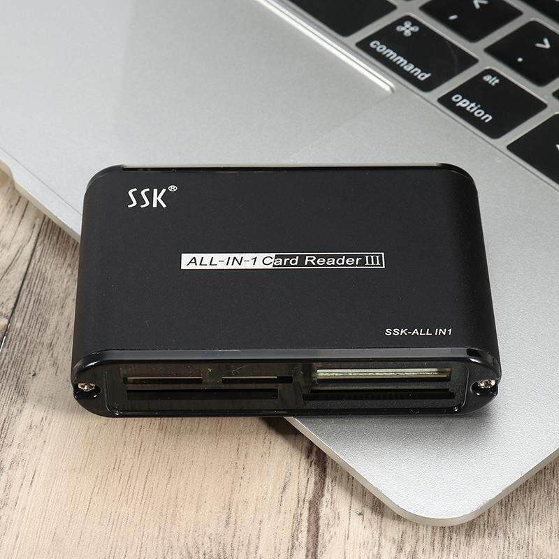 SSK SCRM025 480Mbps All In 1 USB2.0 Card Reade Super Speed CF/XD/SD/MS/MIC SD/M2 Multi Smart Memory For Loptop USB Card Reader