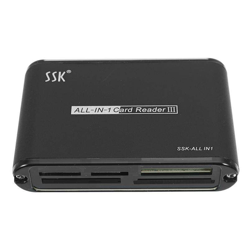 SSK SCRM025 480Mbps All In 1 USB2.0 Card Reade Super Speed CF/XD/SD/MS/MIC SD/M2 Multi Smart Memory For Loptop USB Card Reader