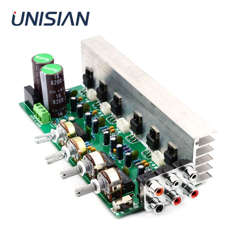 TDA2030 5.1 Channel  Audio Amplifier Board 6*18W 6 Channels Surround Center Subwoofer Power Amplifiers For Home Theater