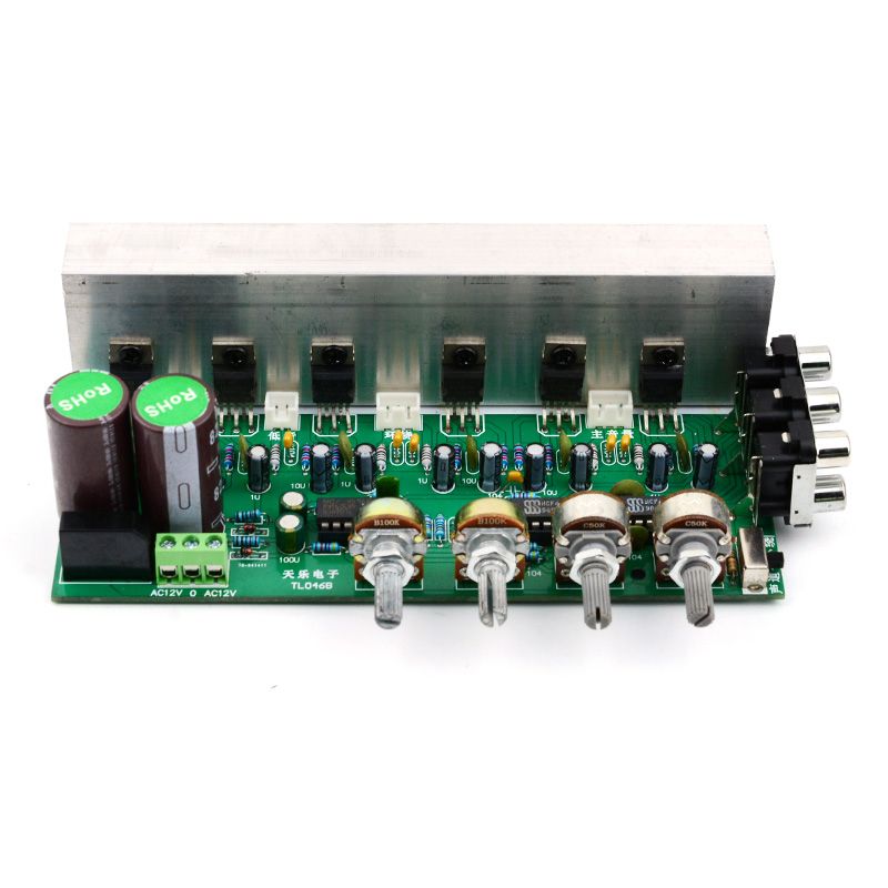 TDA2030 5.1 Channel  Audio Amplifier Board 6*18W 6 Channels Surround Center Subwoofer Power Amplifiers For Home Theater