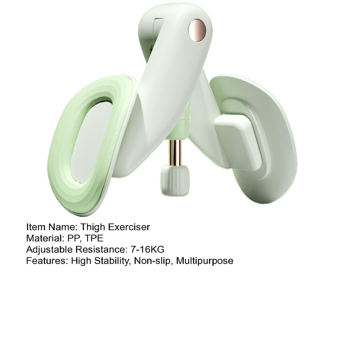360-degree Rotatable Thigh Toner Pelvic Floor Trainer Green