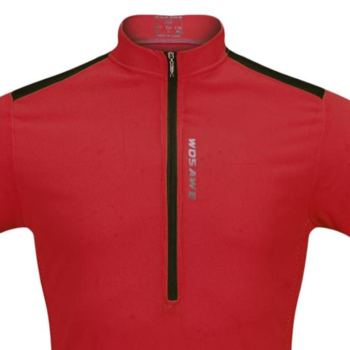Men's Women's Cycling Jerseys Top Long Sleeve Bicycle Bike Wear Red XL