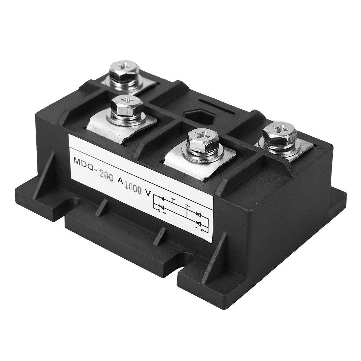 200A 1600V Diode Module Single Phase Bridge Rectifier 4 Terminals MDQ-200A New