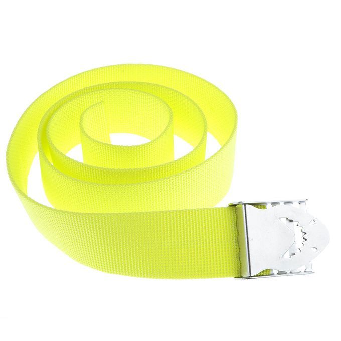 Polypropylene PP Diving Weight Belt Diving Belt Fluorescence Yellow