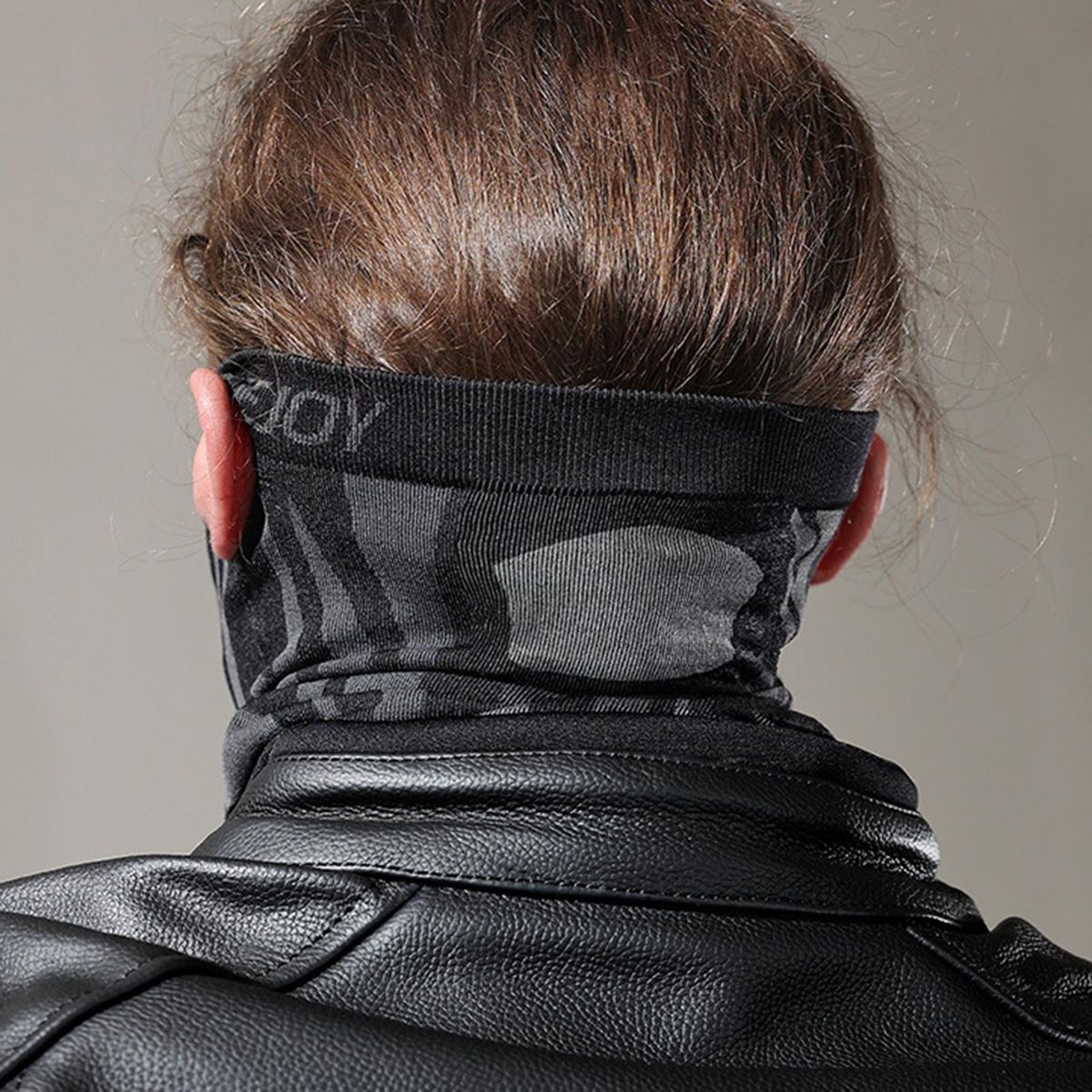 Ski Face Cover Sweat Wicking Close Fit Face Cover Black
