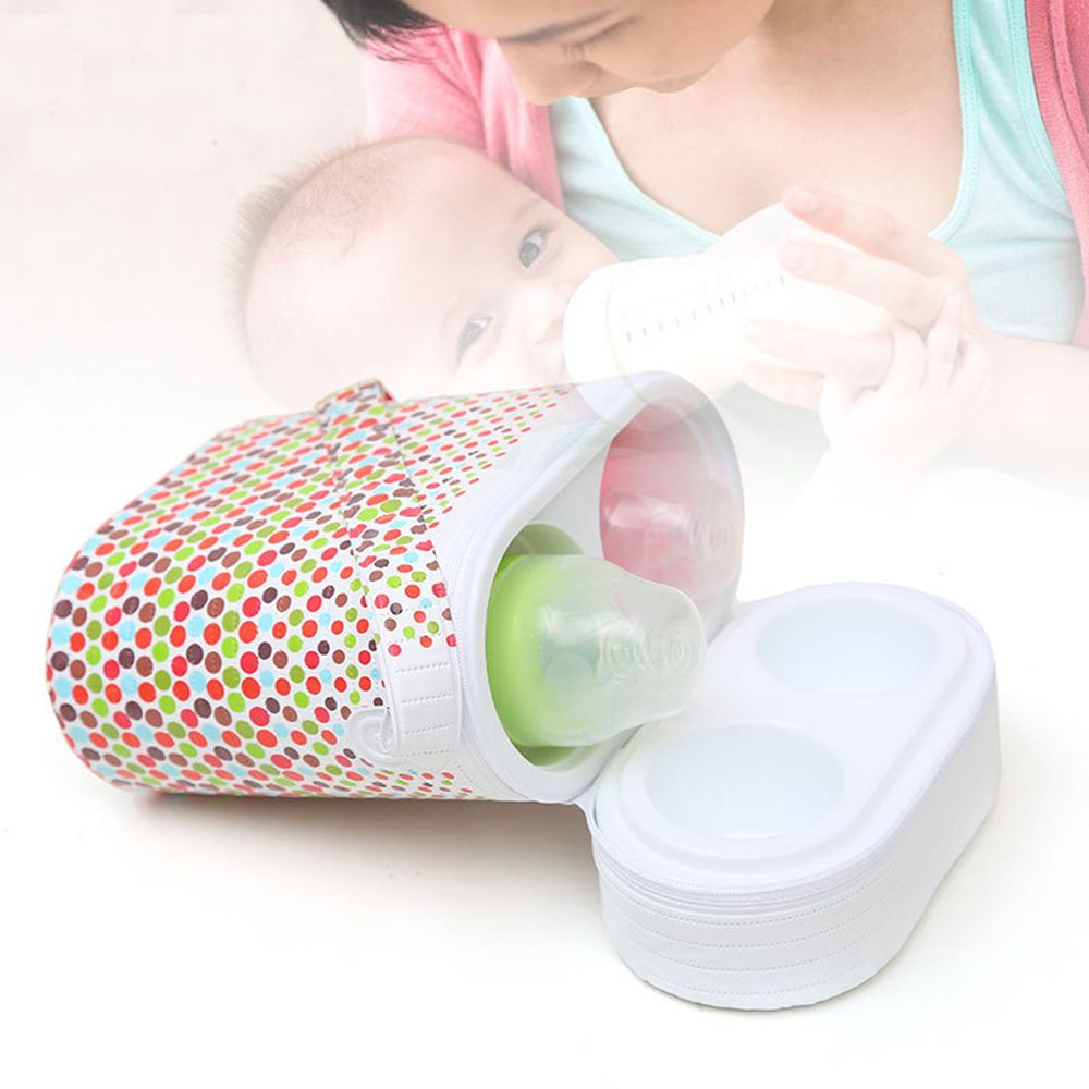 Cute Baby Bottle Warmer Insulation Bag Travel Cup Portable