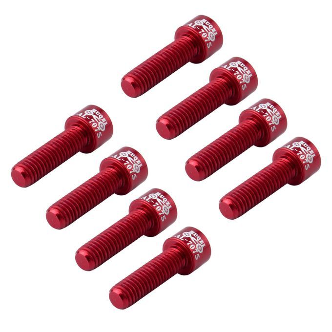 8pcs M5x17mm Bike Stem Screws Replacement Ti Bolts For Bicycle Headset