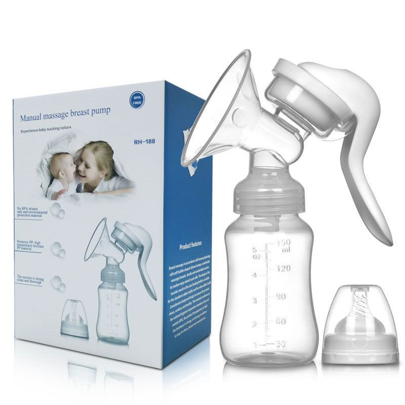 Breast Pump Baby Nipple Manual Suction Milk Pump Feeding