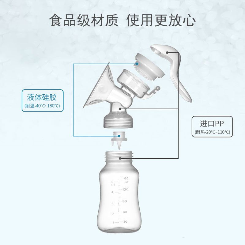 Breast Pump Baby Nipple Manual Suction Milk Pump Feeding