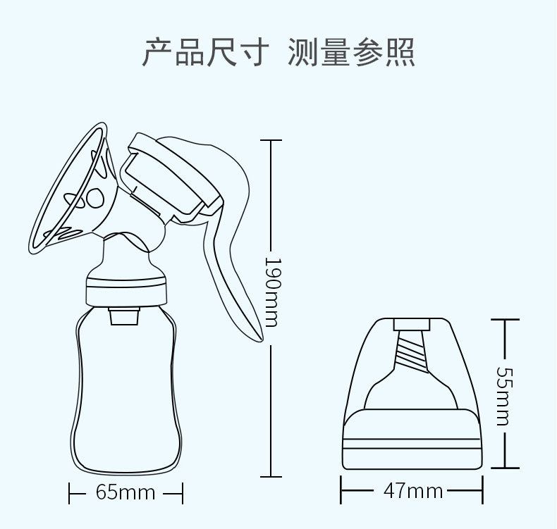 Breast Pump Baby Nipple Manual Suction Milk Pump Feeding