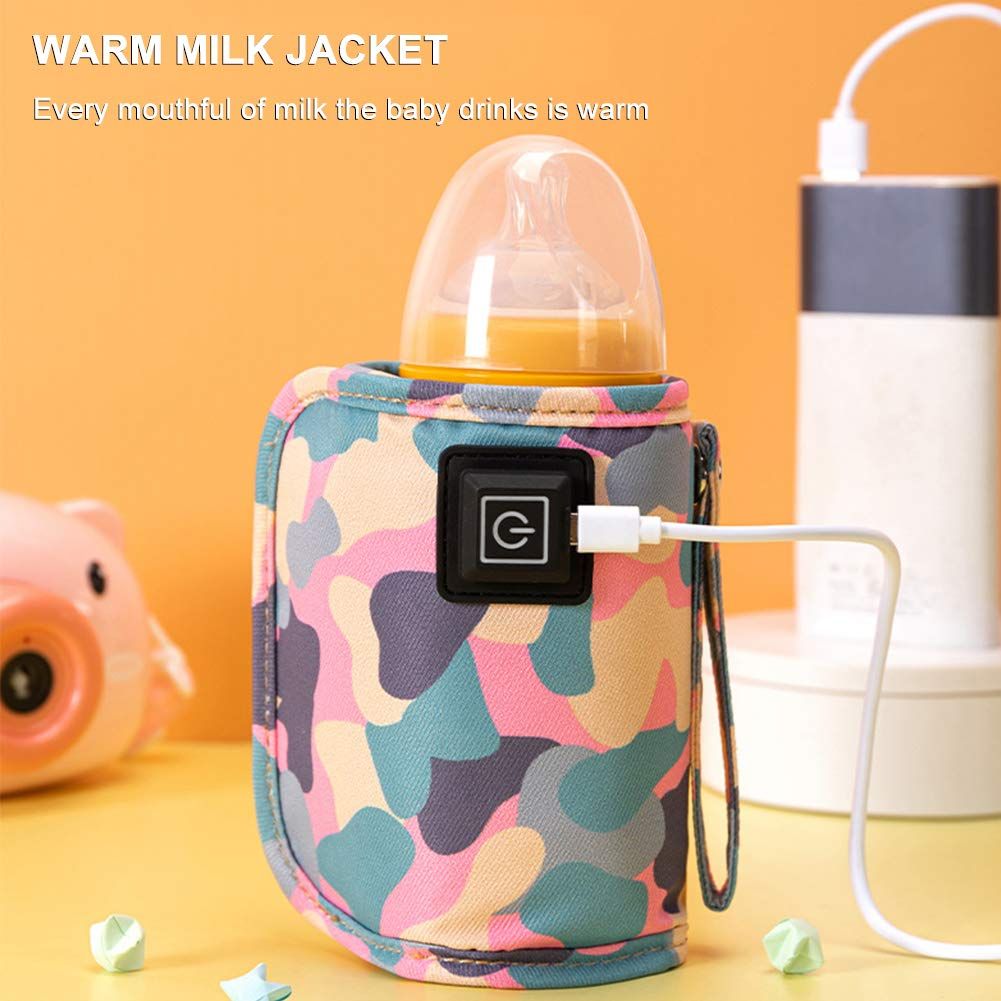 Baby Breast Milk Bottle Warmer USB Portable Milk Warm Heat