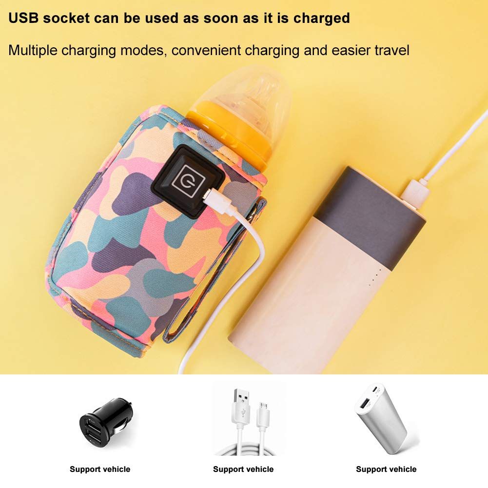 Baby Breast Milk Bottle Warmer USB Portable Milk Warm Heat