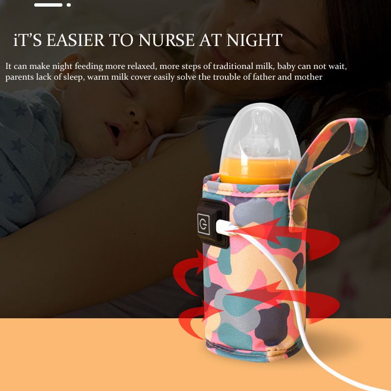 Baby Breast Milk Bottle Warmer USB Portable Milk Warm Heat