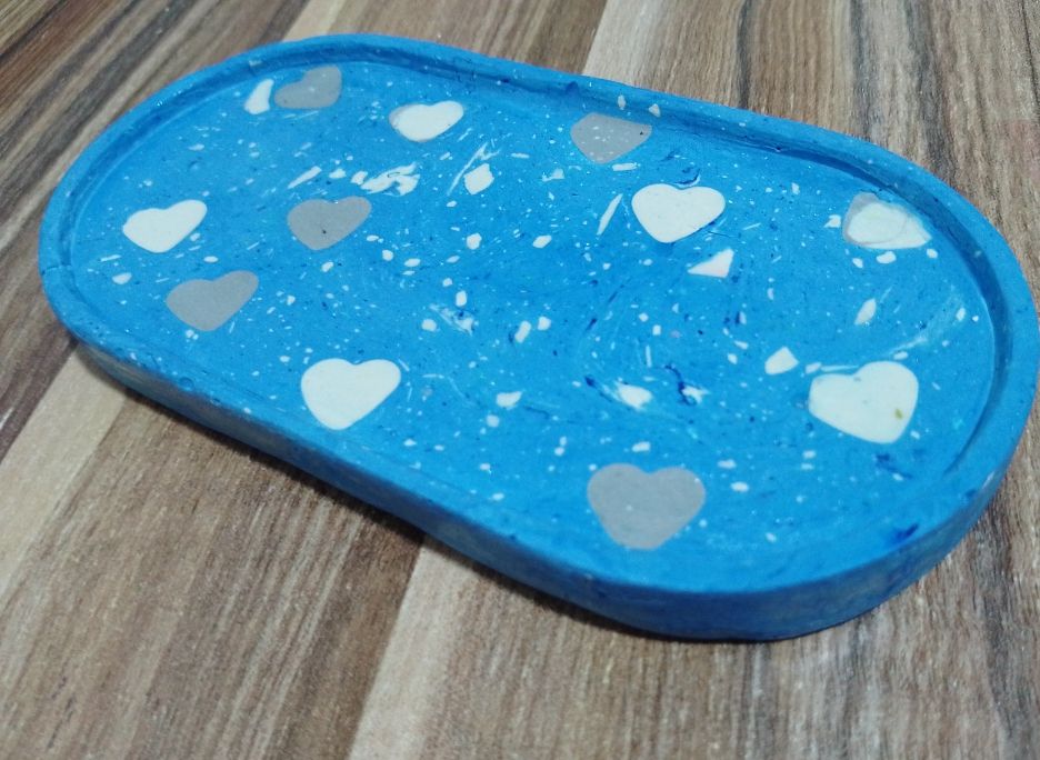 Stone Decorative Oval Tray